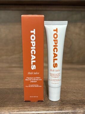 Topicals Slick Salve Lip Balm Gloss Sephora Clean Beauty NEW - Papaya